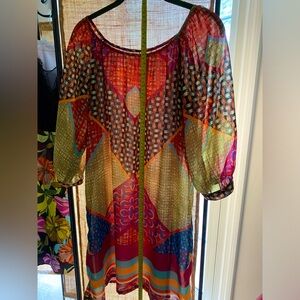 Uncle Frank colorful lightweight and fun XS dress.